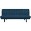 Glance Azure Tufted Convertible Fabric Sofa Bed