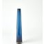 Glass Tower Small Vase In Blue
