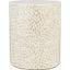 Global Archive Small Terrazzo Handcrafted Capiz Shell Accent Table In Natural