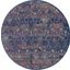Global Vintage Navy And Multicolor 4 Round Area Rug
