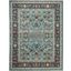 Global Vintage Teal And Multicolor 8 X 10 Area Rug
