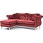 Glory Furniture Hollywood Burgundy Sofa Chaise