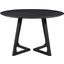 Godenza Black Ash Round Dining Table