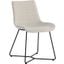Gracen Dining Chair In Mina Ivory