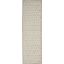 Grafix White And Grey 8 Runner Area Rug