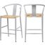 Greenberry White Counter Height Chair Dining Chair Set of 2