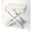 Greenvalley Rise White Side Table