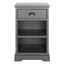 Griffin Grey 1-Drawer Side Table
