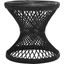 Grimson Black Small Bowed Accent Table