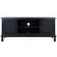 Haines 2Dr 1 Shelf Media Stand in Black