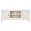 Haines 2Dr 1 Shelf Media Stand in White