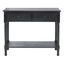Haines 2Drw Console Table in Black