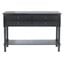Haines 4Drw Console Table in Black