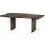 Halmstad Wood Panel Dining Table In Brown