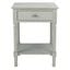 Halton 1 Drawer Accent Table in Distressed Grey