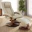 Hamilton Recliner And Ottoman With Pillow In Walnut Top Grain Leather