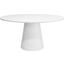Hamilton White Lacquer Round Dining Table