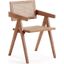Hamlet Dining Arm Chair In Nature Cane