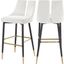 Hansford Cream Velvet Counter Height Chair Dining Chair Set of 2