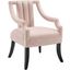 Harken Pink Performance Velvet Accent Chair