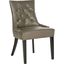 Harlow Clay and Espresso Tufted Ring Chair