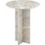 Harmon Toronto Marble Accent Table In Natural