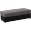 Harmony Upholstered Convertible Ottoman with Storage In Gray