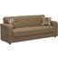 Harmony Upholstered Convertible Sofabed with Storage In Brown HAR-BN-SB