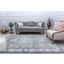 Harper HY60H Ice Cube Silver Abstract Vintage Gray 5' x 7' Area Rug