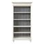 Hartford Open Wood Bookcase In White