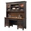 Hartford Wood Hutch with Wire Mesh Doors In Black