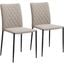 Harve Dining Chair Set of 2 Beige