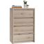 Harvey Park 4-Drawer Chest In Pacific Maple
