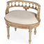 Hathaway Upholstered 22.5 Inch W Vanity Seat In Beige