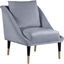 Hatmore Grey Velvet Accent Chair