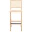 Hattie French Cane Barstool In Natural