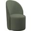 Hautely Green Boucle Fabric Accent Chair