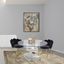 Haven Mirrored Dining Room Set w/ Black Claire Chairs