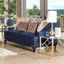 Hebe Place Blue Loveseat