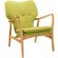 Heed Upholstered Fabric Lounge Chair In Birch