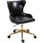 Hendrix Black Faux Leather Office Chair 167Black