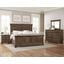Heritage Cobblestone Oak Mansion Bedroom Set