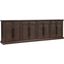 Hermosa 125 Inch Console With 8 Doors In Dark Brown