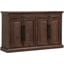 Hermosa 65 Inch Console With 4 Doors In Dark Brown
