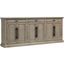 Hermosa 95 Inch Console With 6 Doors In Grey