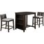 Heston Cherry 36 Inch Counter Height Dining Set