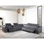 Homeroots Dark Grey Power Reclining 6Pc Sectional With 1 Console