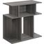 Homeroots Grey Laminate Accent Table 332842