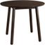 Hopper Round Dining Table In Coffee Bean