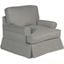Horizon Slipcover For T-Cushion Chair In Gray
